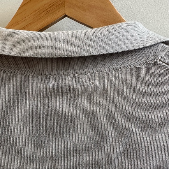 Reiss Cream Polo Shirt with Classic Color-Blocked Design - Picture 4 of 4